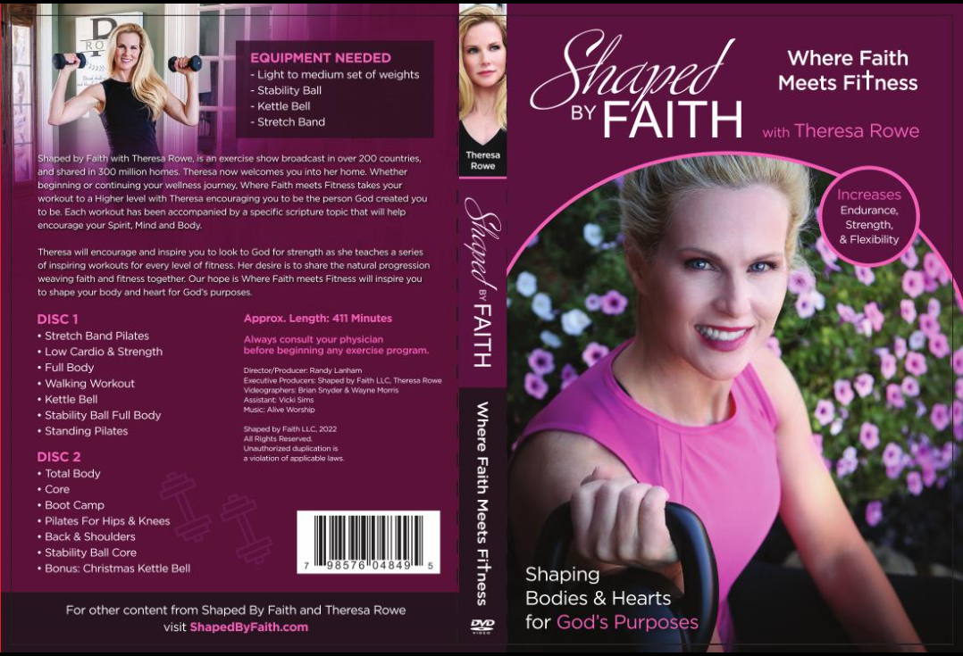 Where Faith Meets Fitness - DVD Set – Shaped By Faith with Theresa
