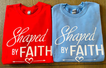 Load image into Gallery viewer, Shaped by Faith Heart and Arrow Logo Crewneck Sweatshirt