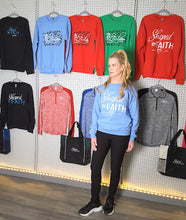 Load image into Gallery viewer, Shaped by Faith Heart and Arrow Logo Crewneck Sweatshirt