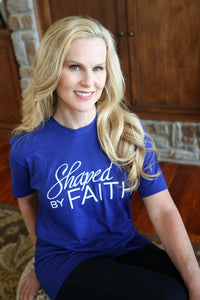 Shaped by Faith Logo Tee