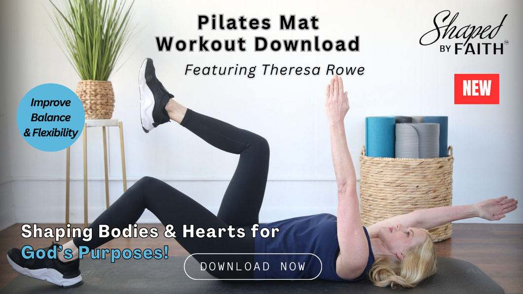 Shaped by Faith Pilates Mat - DOWNLOAD
