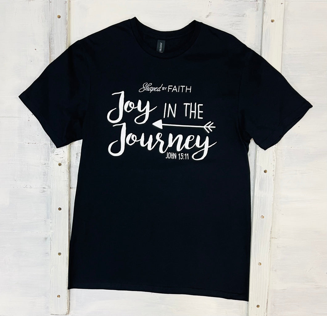 Joy in the Journey Black Tee