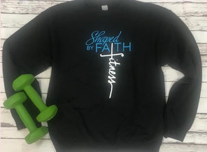 Shaped by Faith Fitness Logo Crewneck Sweatshirt