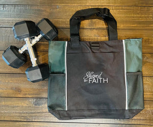 Shaped by Faith Tote Bag