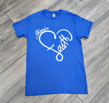 Load image into Gallery viewer, Shaped by Faith Heart Tee

