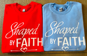 Shaped by Faith Heart and Arrow Logo Crewneck Sweatshirt