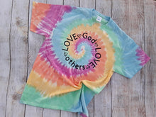 Load image into Gallery viewer, Tie Dye Love God Love Others Tee
