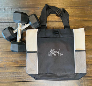Shaped by Faith Tote Bag